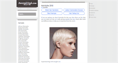 Desktop Screenshot of hairstylestyle.com